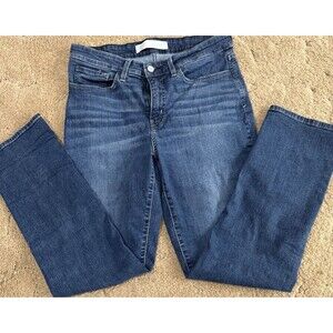 Levi's Strauss Signature Women’s Jeans Sz 10S 30x30 Mid Rise Straight Leg Denim